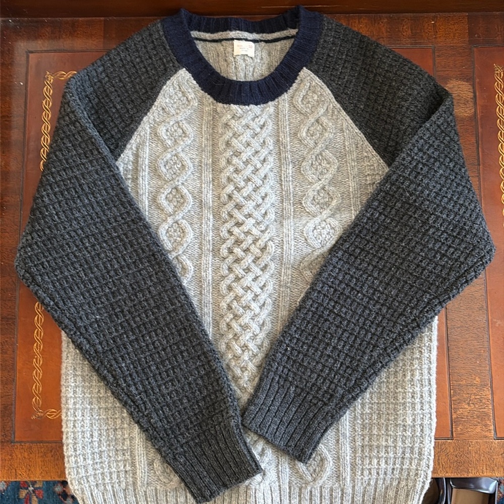 Crewcuts sweater. Sz 10. Navy and gray